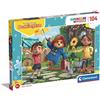 Clementoni - 25729 - Supercolor Puzzle - Paddington - 104 pezzi - Made in Italy, puzzle bambini 6 anni, puzzle cartoni animati, puzzle Paddington