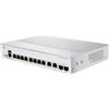 Cisco Switch di rete Cisco CBS350 Gestito L3 Gigabit Ethernet (10/100/1000) Desktop Nero, Grigio [CBS350-8T-E-2G-UK]