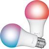 Trust WiFi E27 Lampadina Smart Multicolore, Compatibile con Alexa e Google Nest, Lampadine LED E27, Hub non Necessario, 2.4GHz Lampada WiFi, Luce LED Fredda a Calda, Bianca e Multicolore - 2 Pezzi