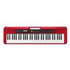 Casio CT-S200RD Tastiera Digitale 61 Tasti utilizzabile anche a batterie, Rosso