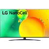 Lg Smart TV 43 Pollici 4K Ultra HD Display NanoCell webOS colore Ashed blue - 43NANO766QA.API