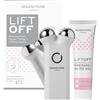 MAGNITONE Lift Off, dispositivo tonificante viso a microcorrente, rosa, ricaricabile tramite USB, con gel superconduttivo Prepare + Glide, 60 ml, per lifting facciale domestico (grigio)