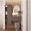 DEGHI Mobile ingresso sospeso reversibile 116x138h cm mercure e bronzo - Clary