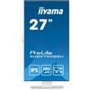 iiyama ProLite XUB2792QSU-W6 Monitor PC 68.6 cm (27") 2560 x 1440 Pixel Wide Quad HD LED Bianco