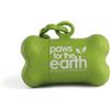 Ancol Paws for The Earth - Dispenser per Sacchetti di Cacca, in plastica, Colore: Verde
