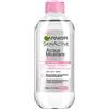 Garnier SkinActive, Acqua Micellare Tutto in 1, Pelli sensibili, Maxi formato, 400 ml