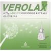 Verolax adulti soluzione rettale glicerina da 6,75g