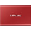 SSD 2,5 Portatile Esterno Samsung MU-PC2T0R/WW Portable T7 Red 2TB, USBC 3.1