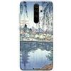 Mixroom - Cover Custodia Back Case in TPU Silicone Morbido per Xiaomi Redmi Note 8 PRO Fantasia Lago E Pagoda U842