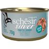 SCHESIR SpA Silver Senior Cat Tonno e Sgombro Filetti in Brodo - 70GR