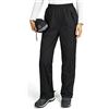 Outdoor Ventures Pantaloni impermeabili da donna, impermeabili, traspiranti, foderati, antivento, impermeabili, leggeri, in softshell, per escursioni, bicicletta, Nero , 42