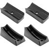 cyclingcolors 4x Piedini per Sedia Plastica a Pavimento Scivola Tappo tubo Cantilever Dondolo Mobili Rotondo Gambe, 22mm