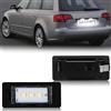 OZ-LAMPE Luce targa LED per Au-di A1 S1 A4 B8 8K A5 A6 C7 S6 C7 A7 S7 Q5 RS5 Fecelift TT2 8J TTS TTRS, targa con CAN bus, luci targa LED 2 pezzi, 3 * 5050 SMD LED