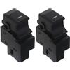 ECSiNG 2pcs 7 Pin Interruttore di Controllo Alzacristallo Automatico e Interruttore Finestra Posteriore 93575-1H000 369510-1000 935813W000 Compatibile con Kia Sportage