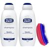 FEI FAN Roberts Shampoo Neutro, Per Tutta La Famiglia, Uso Frequente, Per Tutti i Tipi Di Capelli, Con Ingredienti Di Origine Naturale e Vitamina B3 450ml (2 Unità) + Spazzola Scioglinodi