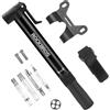 ROCKBROS Pompa Portatile per Bicicletta, Pompetta per Bici MTB, 120 Psi, Valvola Presta e Schrader, con Chiavi a Cricchetto, Accessori Bici