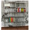 Petrozzi Libreria Ghost 150 in Plexiglass in 17 Colori - ASTA: ASTA TONDA - COLORE RIPIANI: Bianco