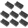 cyclingcolors 8x Piedini per Sedia Plastica a Pavimento Scivola Tappo tubo Cantilever Dondolo Mobili Rotondo Gambe, 40mm