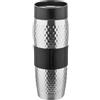 Florina Tazza Termica da Viaggio (360 ml) I Bicchiere Termico in Acciaio Inox PRESTON I Tazza Termica Caffe a Tenuta Stagna con Coperchio I Bicchiere Termico da Viaggio I Nero