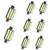 YOUNLEN LED auto interni,8 pezzi, 39MM, 500 lumen,36MSD, 12 V Illuminazione interna a LED,LED macchina interni,LED interni auto,p21w LED,accessori auto interno,w5w,Xenon,Bianco