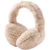 SUNBORRY Paraorecchie da donna pieghevoli in pelliccia sintetica per l'inverno, Beige, Etichettalia unica