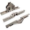 KAFENDA 2 confezioni di supporto per staffa angolare a 90 gradi staffa per espositore pieghevole staffa per porta pieghevole/cerniera per mensola staffa nascosta accessori per mobili telaio da tavolo (4PCS)