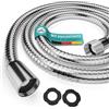 Engelbach® Tubo doccia flessibile 1,5m in acciaio inox - Con attacco standard - Flessibile e testato per l'acqua potabile - Made in Germany