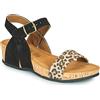CHATTAWAK 13durbanleopard37, Sandali con Tacco Donna, Leopardo, 37 EU