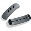 Huakaile 2 supporti in silicone per maniglie di padelle in ghisa, resistenti al calore, antiscivolo, per wok per padelle, piastre, 7,6 cm (grigio)