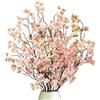 Dremisland 4 Pezzi Fiori Artificiali di Ciliegio Rami Rosa Fiori Finti 100cm Lungo Steli Seta del Faux floreale Piante Fasci Rami Decorazione per Casa Vaso Bouquet da Sposa Partito Tavola Decorazioni