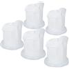 McFilter | 5 filtri per lo sporco adatti per Vorwerk Folletto VC100 Set di filtri per aspirapolvere senza filo VC100 VC 100 Aspirapolvere Filtro Ricambi Aspirapolvere a mano Unità filtro Accessori