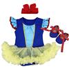 HIHCBF Neonata Costume di Carnevale Vestito da Principessa Biancaneve  Pagliaccetto per Bimba Compleanno Festa Halloween Cosplay Natale Abitini  per