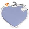 My Family Medaglietta Cuore Lilla Grande >>>INCISIONE_GRATIS