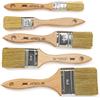 PENNELLIFICIO 2000 | Set 5 Pennelli Pittura Professionali, Pennellessa Universale, Indicato per Smalti e Vernici, Muri, Legno, Ferro, Larghezza Ghiera 20/30 / 40/50 / 70 mm - Made in Italy
