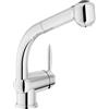 NOBILI RUBINETTERIA Nobili Rubinetterie - Ovetto Miscelatore cucina doccetta estraibile - NU12513/8CR