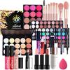 CHSEEO Trousse Trucchi Donna, Set Tutto in Uno Palette Cosmetica, Kit Make Up Completo con Ombretti Rossetto Correttore, Cosmetici per Donne Ragazze Regalo di Natale