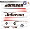 Adesivi motore marino fuoribordo Johnson 140 cv bombardier gommone barca