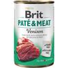 BRIT Pate&Meat venison 400g paté di cervo per cani