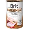 BRIT Pate&Meat rabbit 400g paté di coniglio per cani
