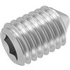SECCARO - Lot de 20 viti senza testa con punta M8 x 10 mm, in acciaio inox V2A VA A2, DIN 914 / ISO 4027