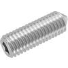 SECCARO Viti senza testa con punta M6 x 20 mm, in acciaio inox V2A VA A2, DIN 914/ISO 4027, esagono incassato, confezione da 20 pezzi