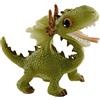 Top Collection Miniature Fairy Garden And Terrarium Statue, Mini Dragon, Green