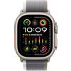 Apple Watch Ultra 2 GPS+Cellular 49mm Titanium Case Trail Loop S/M - Green/Gray