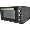 TM Electron TMPHO045 Forno a Convenzione da tavolo, 6 funzioni, capacità 45 litri, timer 90 minuti, temperatura regolabile da 80° a 250°, 1650 W