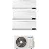Samsung Climatizzatore Trial Split Inverter 7000 + 9000 + 12000 Btu Condizionatore con Pompa di Calore Classe A++/A+ Gas R32 Wifi (Unità Interna + Unità Esterna) - AR07TXCAAWK + AR09CXCAAWK + AR12TXCAAWK + AJ068TXJ3KG Windfree Elite