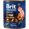 BRIT Premium by Nature 800g maiale ed esofago per cani