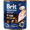 BRIT Premium by Nature Fish&Fish Skin 800g pesce e pelle di pesce per cani