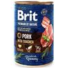 BRIT Premium by Nature 400g maiale ed esofago per cani