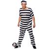 Wicked Costumes Wicked - Costume da carcerato, taglie S, M, L, XL