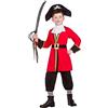 Wicked Costumes Boy'S Black/Red Pirate Captain Fancy Dress Costume